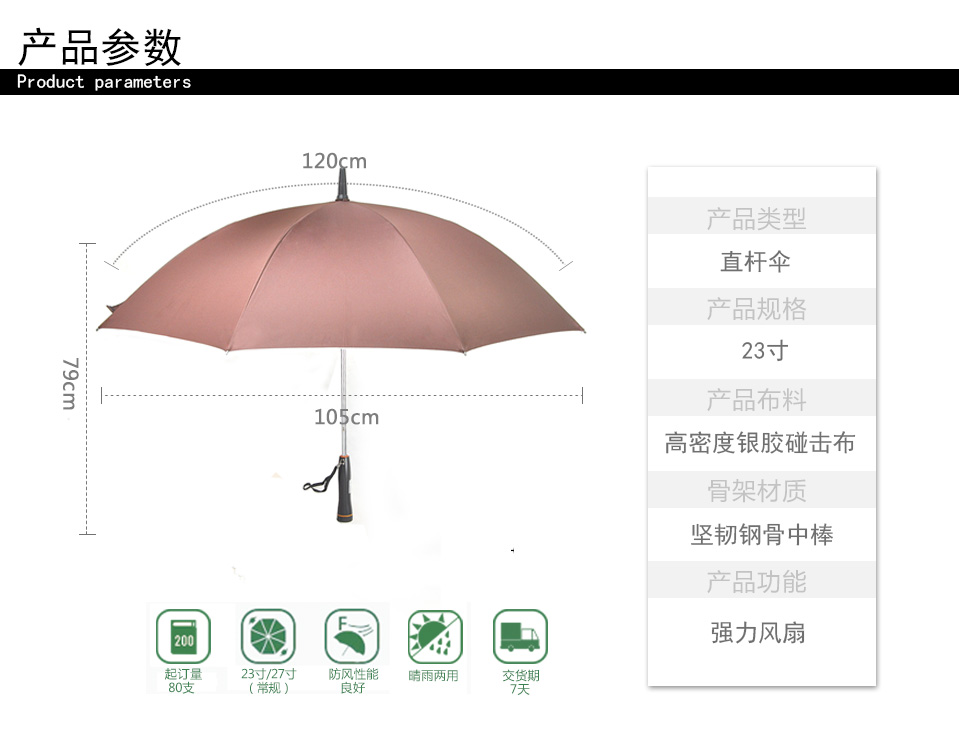 遮陽風扇傘廣告
